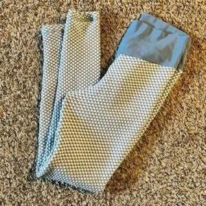 Kids Blue and Gray Patterned Leggings